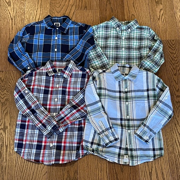 Janie and Jack Button Down Shirt Bundle- Size 4, EUC - Picture 2 of 7